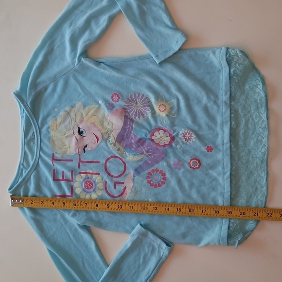 Disney Frozen long sleeve large Elsa Let it Go top - Picture 7 of 8